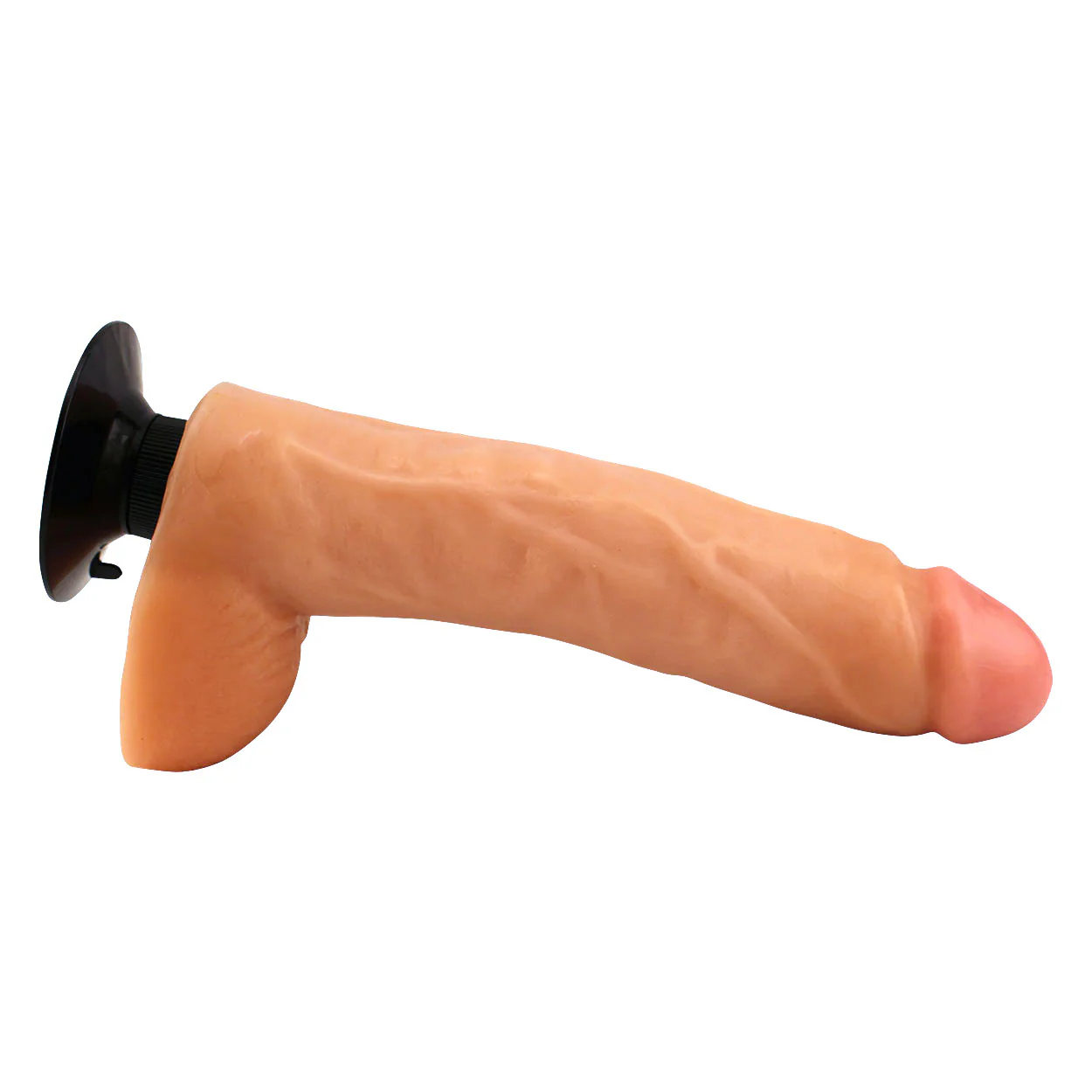 10" Vibrating Dildo - Light - Image 3