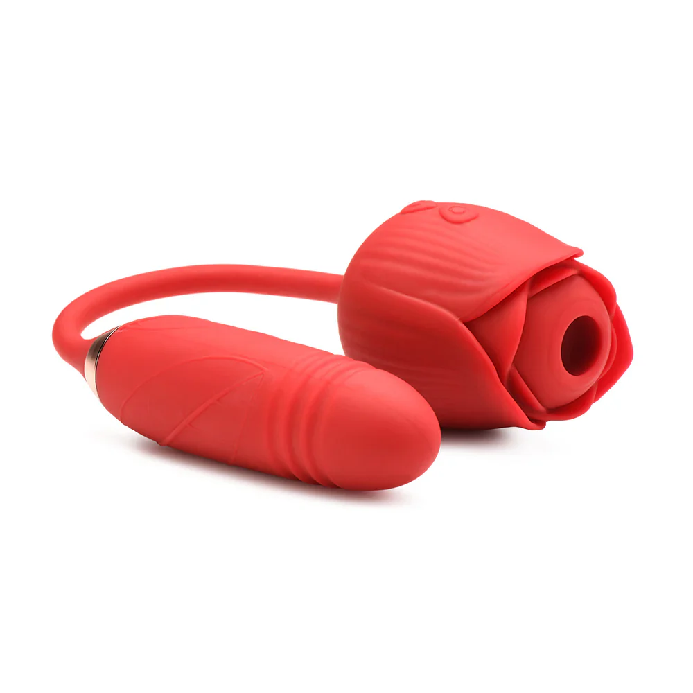 A Thrusting and Suction Rose Toy - Image 4
